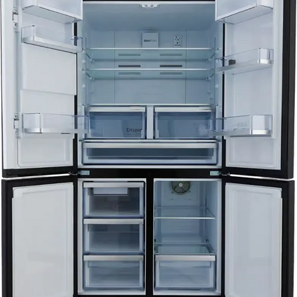 Beko Refrigerator, No Frost, 565 Liters, Inverter, 4 Doors, Black, GNE134626BH