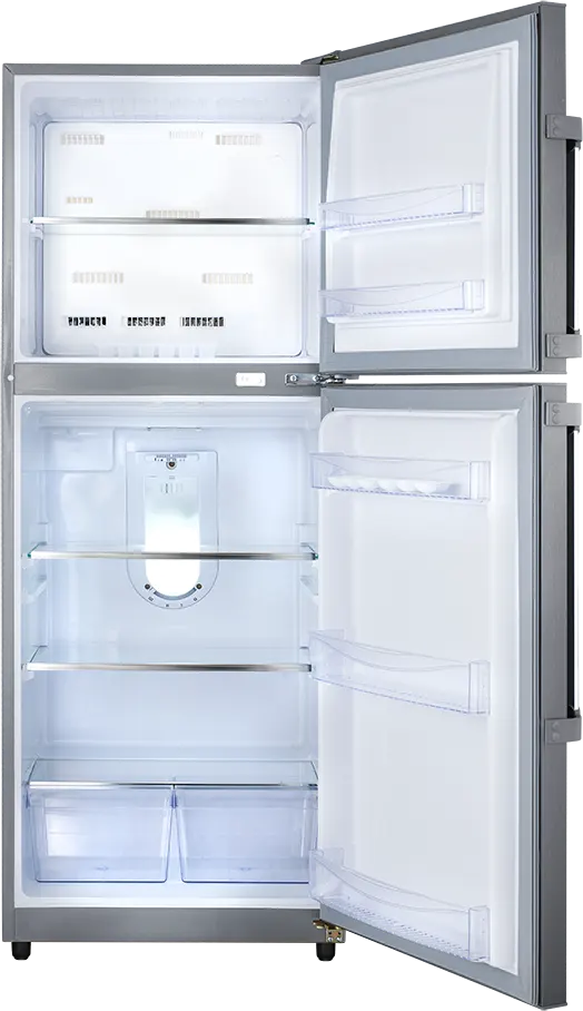 Electrostar Majesta No Frost Refrigerator, 330 Liters, 2 Doors, Silver, LR330NF - image 2
