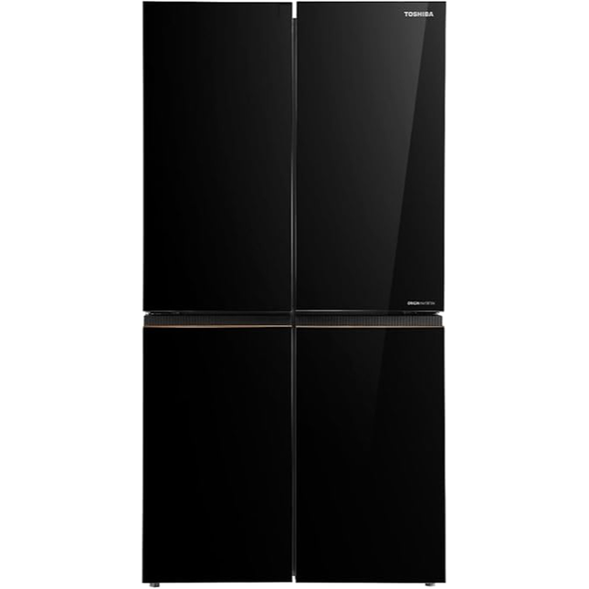 Toshiba 4-Door Refrigerator GR-RF895WIA-PGN(22) 696 Liters, Origin Inverter, Pair Turbo, Super Cooling & Freezing, Multi Air Flow, Black