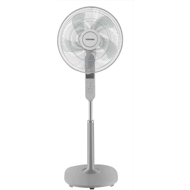 Toshiba Stand Fan F-ASD60EG(W) 16 Inch AC motor, 60W, RoHS FS40-15FR CB 220-240V,1Ph 50Hz, White