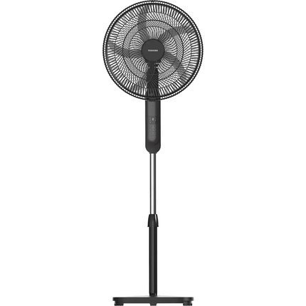 Toshiba Stand Fan Model F-ASE50EG(K) 18-Inch Size 5 Plastic Blades Digital Display - Black