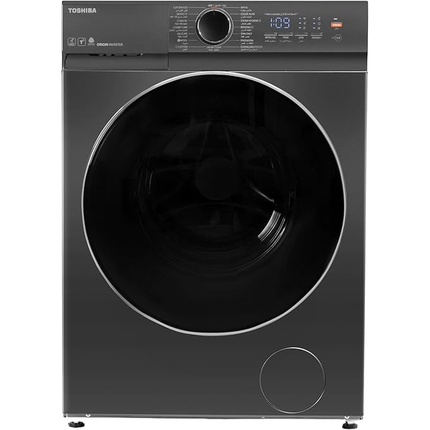 TOSHIBA Washing Machine Front Load TW-T21BU115UWEG(MG),Inverter, Steam, WIFI, Aroma+, Great waves, UFB, Slim design, 10.5KG, Morandi Grey