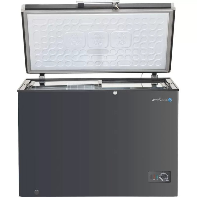 فريزر أفقي وايت ويل، ديفروست، 273 لتر، أسود - WCF-345 XB 