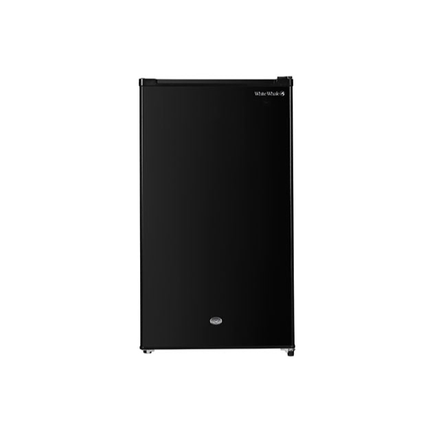 White Whale Office Refrigerator - 90 Liters - Single Door - Defrost - Black - WR4KBL