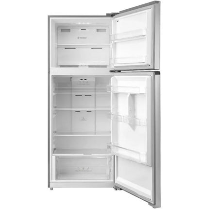 Zanussi 2-Door Nofrost Top Freezer Refrigerator 413 Liters Inverter Silver ZTB5002SA