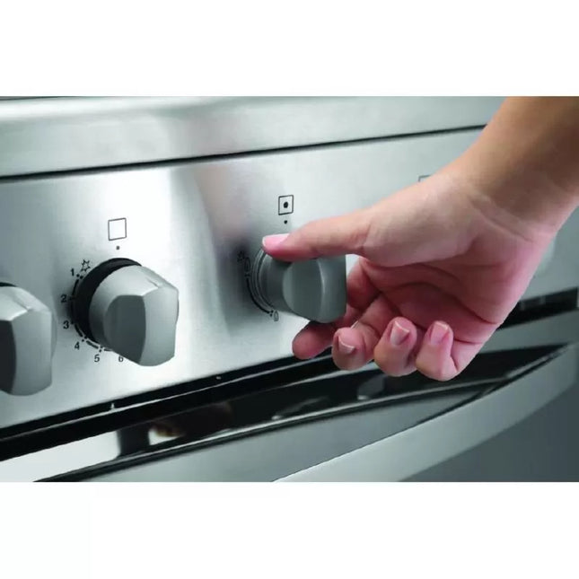 Zanussi CoolMax 5 Burner Gas Cooker with Gas Oven Hob ZCG94396XB